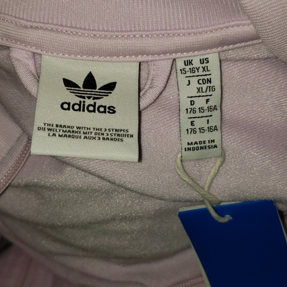 New Adidas Trefoil Racer Stripe Full Zip Jacket - Picture 8 of 8